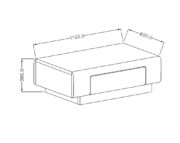 Τραπεζάκι σαλονιού Toldo-Leuko Fusiko - Image 2