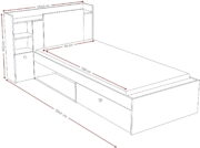 Κρεβάτι Talon-Fusiko-Mavro - Image 4