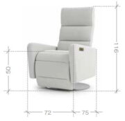 Πολυθρόνα relax Graham-Gkri - Image 2