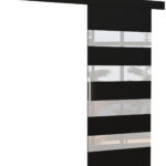 Συρόμενη πόρτα Zebra-Mauro-Leuko gualistero-96 x 205 εκ.