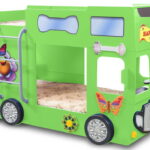 Παιδικό Κρεβάτι Happy Bus-Prasino