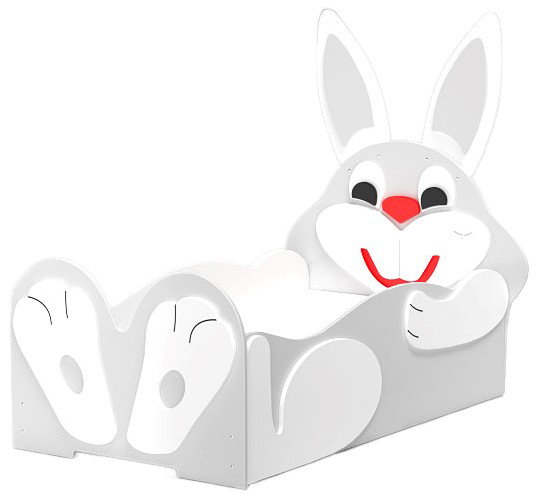 image_760445_rabbit_nobg_1 Παιδικό Κρεβάτι Rabbit-90 x 200 - Image 1