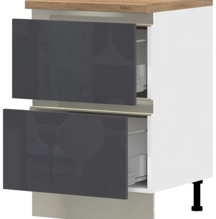 Επιδαπέδιο ντουλάπι Trinity R60-2M BOX-Anthraki Gualistero