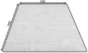 Χαλί Sige Grey 120 x 180 εκ. - Image 2