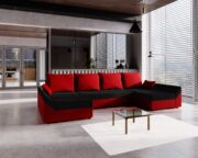 Γωνιακός καναπές Eibar max-Mauro-kokkino - Image 2