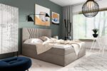 Επενδυμένο κρεβάτι Box 2-Mpez-180 x 200 - Image 2