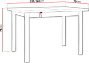 Επεκτεινόμενο τραπέζι Min X - Leuko - Image 2