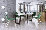 Τραπέζι Kingsale II-Leuko-185 x 67 - Image 3