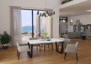 Τραπέζι Kingsale II-Leuko-185 x 90 - Image 2
