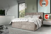 Επενδυμένο κρεβάτι Box 7-Mpez-120 x 200 - Image 2