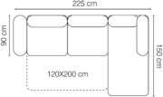 Γωνιακός καναπές Russell S-Δεξιά - Image 3