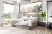 Επενδυμένο κρεβάτι Box 5-Mpez-140 x 200 - Image 2