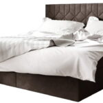 Επενδυμένο κρεβάτι Box 5-Kafe-180 x 200