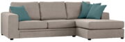 Γωνιακός καναπές Lina plus-Mpez Anoixto-265 x 150 εκ.-Αριστερή