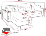 Γωνιακός καναπές Baltico I Mini-Δεξιά-Mple - Image 3