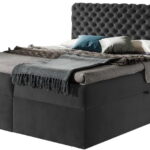Επενδυμένο κρεβάτι Chesterfield-Gkri-160 x 200