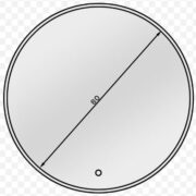 Καθρέφτης Bine A LED-Διάμετρος: 80 εκ. - Image 3