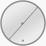 Καθρέφτης Bine L LED-Διάμετρος: 80 εκ. - Image 3