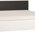 Κρεβάτι Simple-180 x 200-Λευκό - Μαύρο