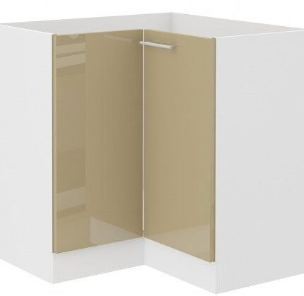 Επιδαπέδιο ντουλάπι γωνιακό Lyona 90x90 DN 1F BB-Cappuccino