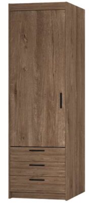 Ντουλάπα Ester 1D3S-Lefkas Oak