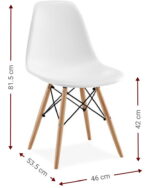 Καρέκλα Fiore KD-Leuko - Image 3