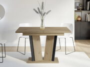 Τραπέζι Doha επεκτεινόμενο ΙΙ-artisan oak - mauro mat - Image 2