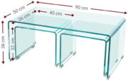 Τραπεζάκια σαλονιού Crystal Plus - Image 4