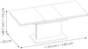 Τραπεζάκι σαλονιού Cordell V-Drus Skouro - Image 3