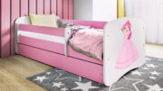 Παιδικό Κρεβάτι Babydreams Cartoon-Roz-140 x 70-Princess - Image 2