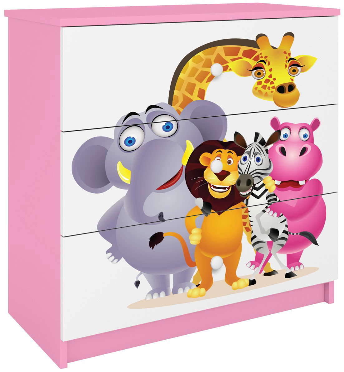 image_844758_komoda-babydreams-zoo_10_ Συρταριέρα Babydreams Cartoon-Roz-Zoo - Image 1