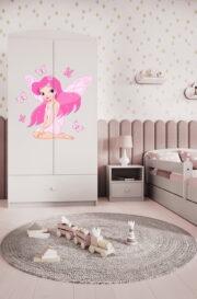 Ντουλάπα Babydreams Cartoon-Leuko-Fairy with butterflies - Image 2