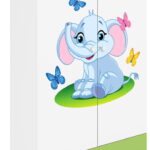 Ντουλάπα Babydreams Cartoon-Prasino-Elephant