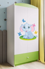 Ντουλάπα Babydreams Cartoon-Prasino-Elephant - Image 2
