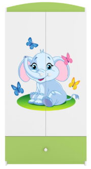 Ντουλάπα Babydreams Cartoon-Prasino-Elephant - Image 6