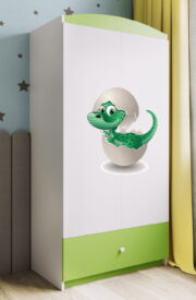 Ντουλάπα Babydreams Cartoon-Prasino- Baby Dino - Image 2