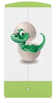 Ντουλάπα Babydreams Cartoon-Prasino- Baby Dino - Image 5