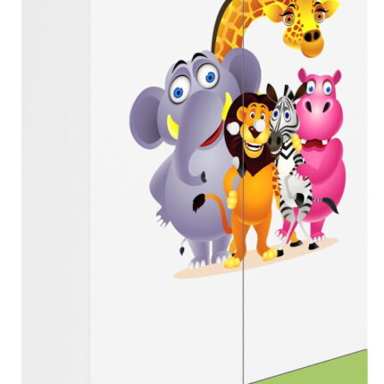 Ντουλάπα Babydreams Cartoon-Prasino-Zoo