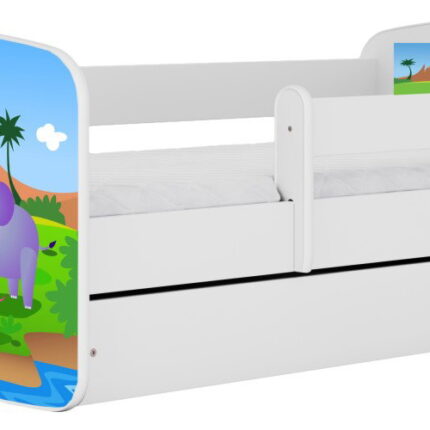 Παιδικό Κρεβάτι Babydreams Cartoon-Leuko-160 x 80-Safari