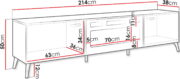 Έπιπλο τηλεόρασης Picru 2D EF plus-Cashmere - Image 3