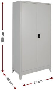 Μεταλλική ντουλάπα Damian 2D Shelf - Image 3