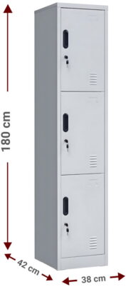Μεταλλικός φοριαμός Damian 3D Slim - Image 4