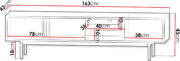 Έπιπλο τηλεόρασης Alsy Reg I-Mpez Anoixto - Image 3