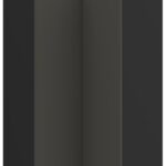 Κρεμαστό ντουλάπι γωνιακό Arianna 60x60 GN 108 2F-Γκρι