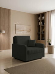 Πολυθρόνα Viva Silk I-Μαύρο - Image 2