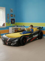 Παιδικό Κρεβάτι Turbo plus-Μαύρο - Image 2