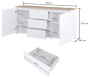 Έπιπλο τηλεόρασης Domus Mini-Γκρεζ - Image 3