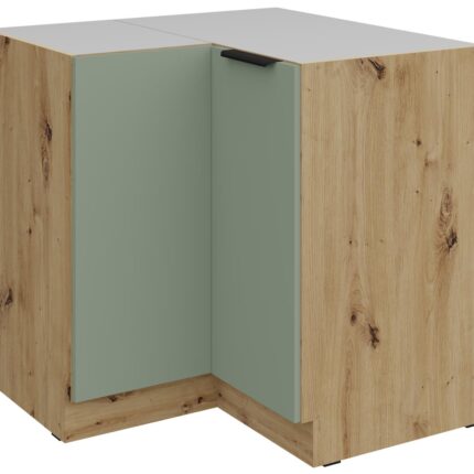Επιδαπέδιο ντουλάπι γωνιακό Arianna 90x90 DN 2F BB-Φυστικί