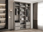 Ντουλάπα Como I-Cashmere - Χρυσό-Μήκος: 160εκ - Image 4