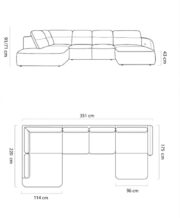 Γωνιακός Καναπές Cavala XL-Δεξιά - Image 3